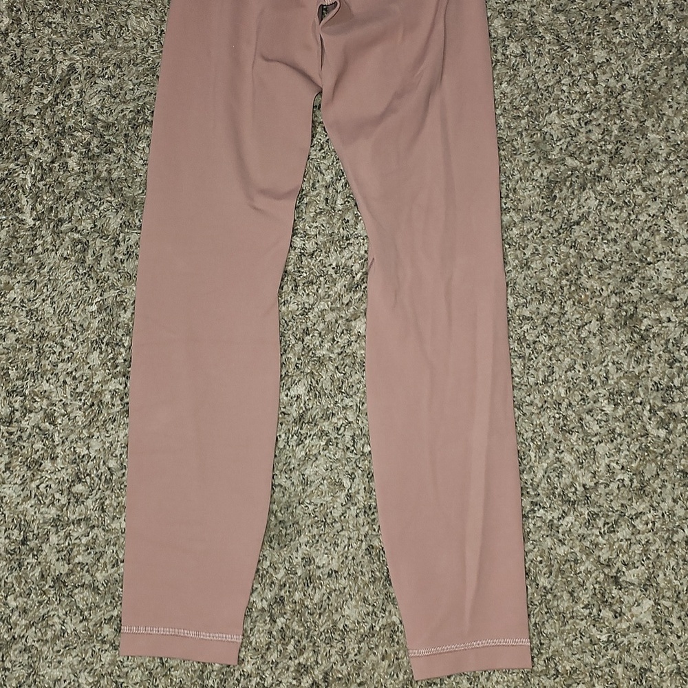 Lululemon Align No Line Twist Tight 25". Sz 2 High Rise! Red Clay - Picture 4 of 11